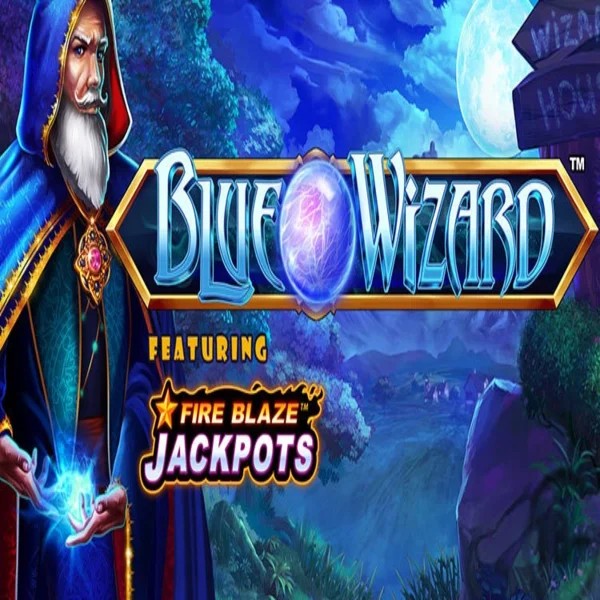 Play Blue Wizard Fire Blaze Jackpots slot by Rarestone Gaming on spinfinn.it
