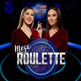 Mega Roulette logo by Pragmatic Play at Spinfin Casino