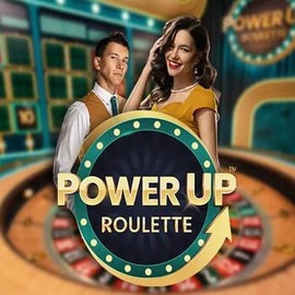 PowerUP Roulette online game logo by Pragmatic Play on spinfinn.it