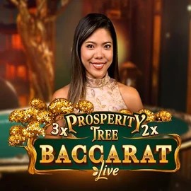 Prosperity Tree Baccarat casino game by Evolution – featured logo at Spinfin Casino